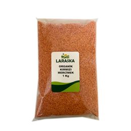 Laraska 1 kg Organik Kırmızı Mercimek