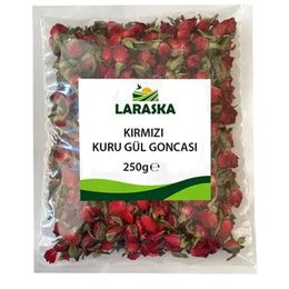 Laraska 250 gr Koyu Kırmızı Kuru Gül Goncası