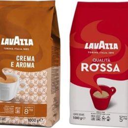 Lavazza 1 kg Crema E Aroma + 1 kg Lavazza Qualita Rossa