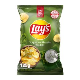 Lay’s 125 gr Süper Boy Yoğurt ve Mevsim Yeşillikli Patates Cipsi