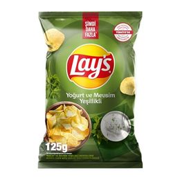 Lay’s 125 gr Süper Boy Yoğurt ve Mevsim Yeşillikli Patates Cipsi