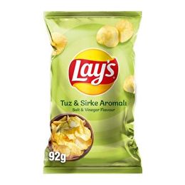 Lay's 92 gr Tuz ve Sirke Aromalı Patates Cipsi