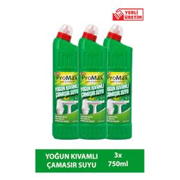 Lazerpromax 3x750 ml Yoğun Kıvamlı Çamaşır Suyu