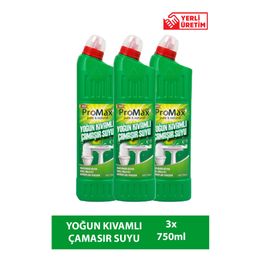 Lazerpromax 3x750 ml Yoğun Kıvamlı Çamaşır Suyu