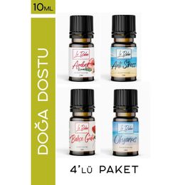 Le Balvo 10 ml Amber + Anti-Stres + Bahçe Gülü + Okyanus Uçucu Yağ