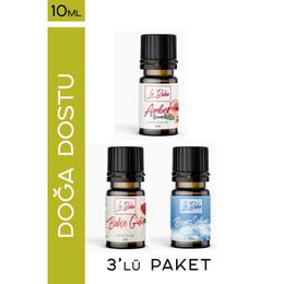 Le Balvo 10 ml Amber + Bahçe Gülü + Beyaz Sabun Uçucu Yağ