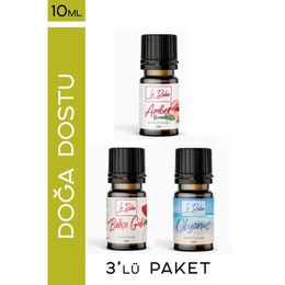 Le Balvo 10 ml Amber + Bahçe Gülü + Okyanus Uçucu Yağ