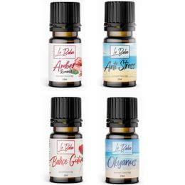 Le Balvo 10 ml Amber + Okyanus + Bahçe Gülü + Stres Uçucu Saf Esans Buhur Yağı