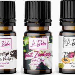 Le Balvo 10 ml Vanilya +Vadi Zambağı + Tutti Frutti Buhurdanlık Esansı