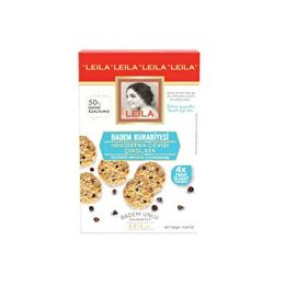 Leila 160 gr Damla Çikolata Hindistan Cevizi Badem Kurabiyesi