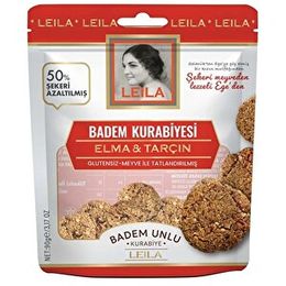 Leila Elma&Tarçınlı 90 gr Badem Kurabiyesi