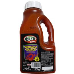 Let's Sauce 6x2200 gr Sriracha Acı Sos