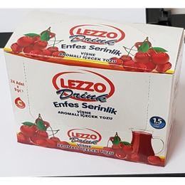 Lezzo 24x9 gr Vişne Aromalı İçecek Tozu