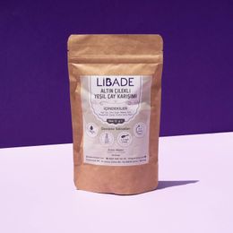 Libade 50 gr Altın Çilekli Yeşil Çay Karışımı