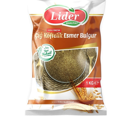 Lider Bakliyat 1 kg Çiğköftelik Esmer Bulgur