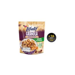 Lifalif 16x40 gr Kuru Vişneli Kakao Parçacıklı Fındıklı Granola