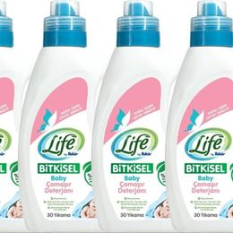 Life By Fakir 4x1500 ml Bitkisel Bebek Çamaşır Yumuşatıcısı