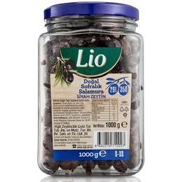 Lio 1 kg 291-350 Kb Yağlı Salamura Siyah Zeytin