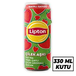 Lipton Yeşil Çaylı Çilek Kutu 330 ml Ice Tea
