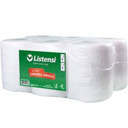 Listensi 6'lı İçten Çekmeli Havlu