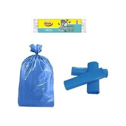 Lixo 75x90 cm 10'lu Rulo Mavi Battal Boy Çöp Torbası