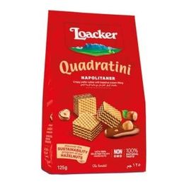 Loacker Quadratini Kakao 125 gr Gofret