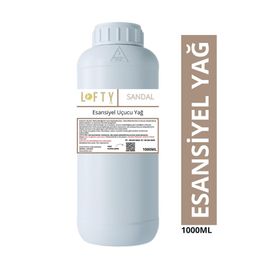 Lofty 1 lt Sandal Esansiyel Uçucu Yağ Konsantre Esans Saf Hobi Esansı Mum Sabun Oda Kokusu