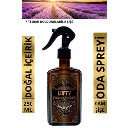 Lofty 250 ml Lavanta Extra Cam Şişe Oda Ve Çamaşır Spreyi