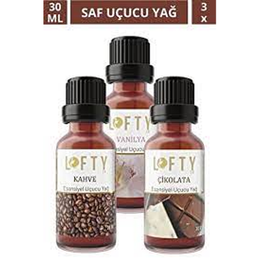 Lofty 30 ml Vanilya Çikolata Kahve Uçucu Yağ Buhurdanlık Esansı Oda Kokusu