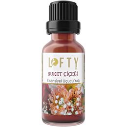 Lofty Buket Çiçeği 30 ml Uçucu Yağ Buhurdanlık Esansı Oda Kokusu