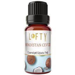 Lofty Hindistan Cevizi 10 ml Uçucu Yağ Buhurdanlık Esansı Oda Parfümü