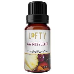 Lofty Yaz Meyveleri 10 ml Uçucu Yağ Buhurdanlık Esansı Oda Kokusu