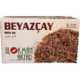 Lokman Aktar 20'li 2 gr Beyaz Çay Bitki Süzen Poşet Çay