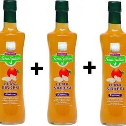 Lokman Sena Sultan 3x500 gr Katkısız Elma Sirkesi