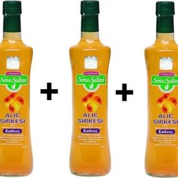 Lokman Sena Sultan 3x500 ml Katkısız Alıç Sirkesi