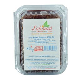 LokmanAvm 1 kg Acı Biber Salçası Paketli Kutu