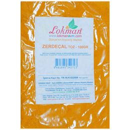 LokmanAvm 100 gr Doğal Öğütülmüş Zerdeçal