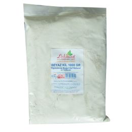 LokmanAvm 1000 gr Doğal Saf Öğütülmüş Beyaz Kil