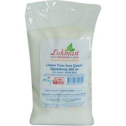 LokmanAvm 500 gr Toz İnce Çekim Limon Tuzu