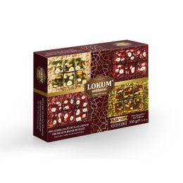Lokum Atölyesi 350 gr Antep Fıstıklı Fındıklı Çeşnili Premium Lokum