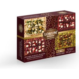 Lokum Atölyesi 350 gr Antep Fıstıklı Fındıklı Çeşnili Premium Lokum