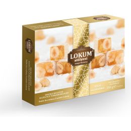 Lokum Atölyesi 350 gr Duble Kavrulmuş Fındıklı Lokum