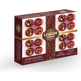 Lokum Atölyesi 350 gr Nar Aromalı Antep Fıstıklı Lokum
