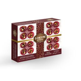 Lokum Atölyesi 350 gr Nar Aromalı Antep Fıstıklı Lokum