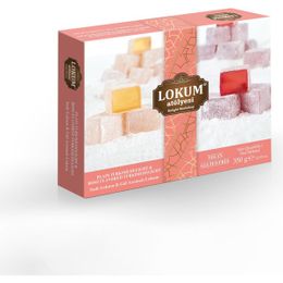 Lokum Atölyesi 350 gr Sade Lokum & Gül Aromalı Lokum
