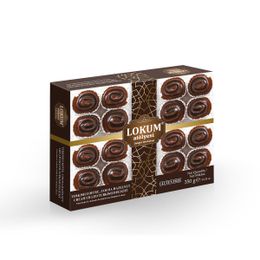 Lokum Atölyesi 350 gr Türk Kahveli Kakaolu Fındık Krema Dolgulu Lokum