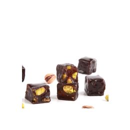 Lokum Atölyesi 500 gr Kaplamalı Duble Kavrulmuş Antep Fıstıklı Mini Lokum