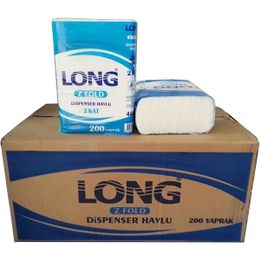 Long 12x200'lü Z Kat Dispenser Kağıt Havlu