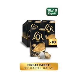 L'or 10'lu Vanilya Aromalı Nespresso Uyumlu Alüminyum Kapsül Kahve