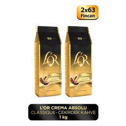 L'or 500 gr Crema Absolu Classic Çekirdek Kahve